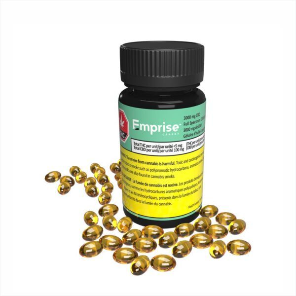 EMPRISE<BR>3000 mg<BR> CBD Softgels