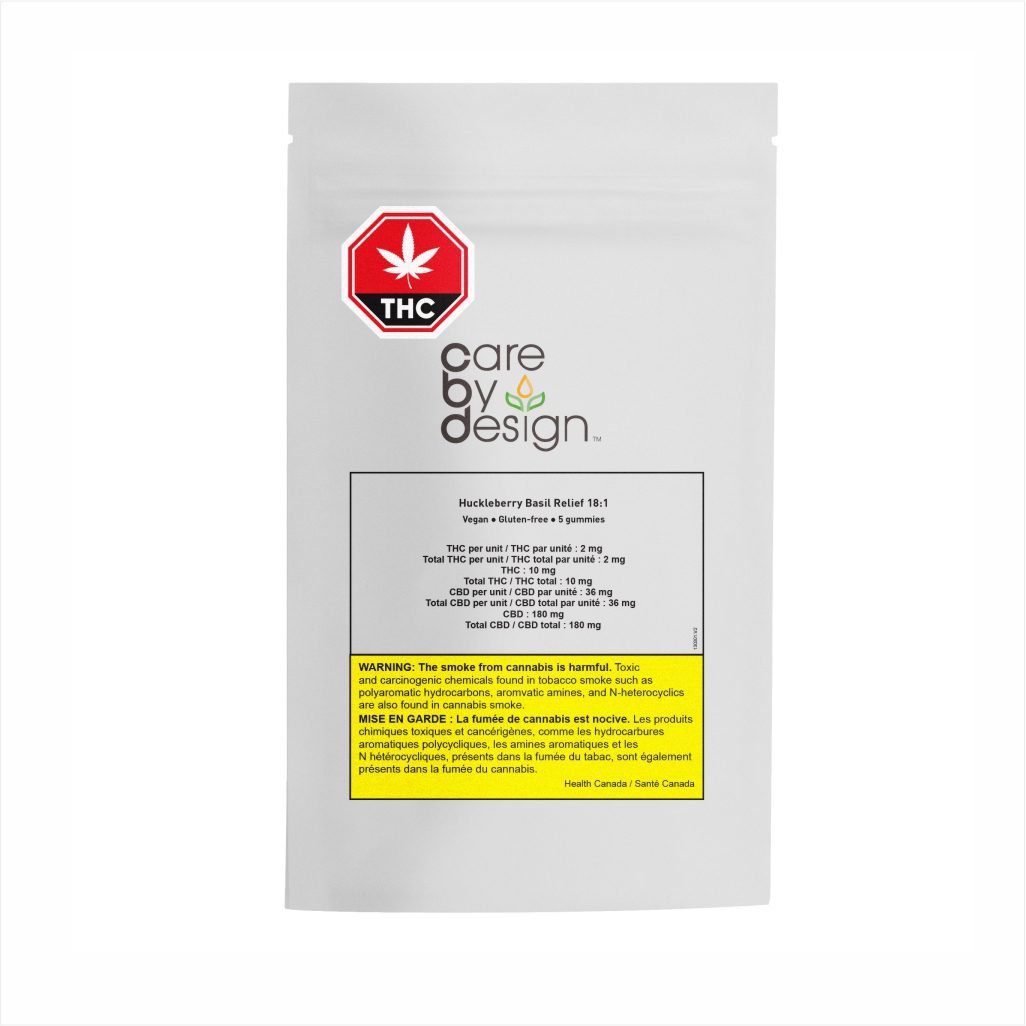 CARE BY DESIGN<BR>Huckelberry Basil<BR>Relief 18:1