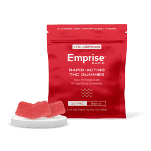 EMPRISE<BR> Sour Pomegranate <BR>Sativa chews 2 units