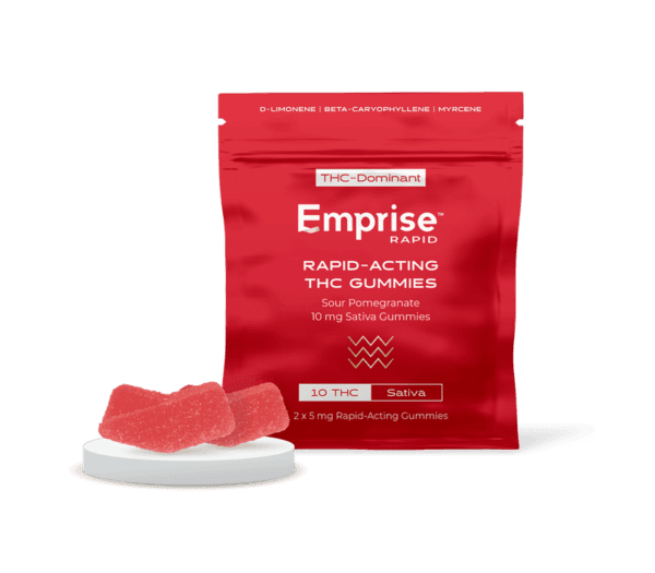 EMPRISE<BR> Sour Pomegranate <BR>Sativa chews 2 units