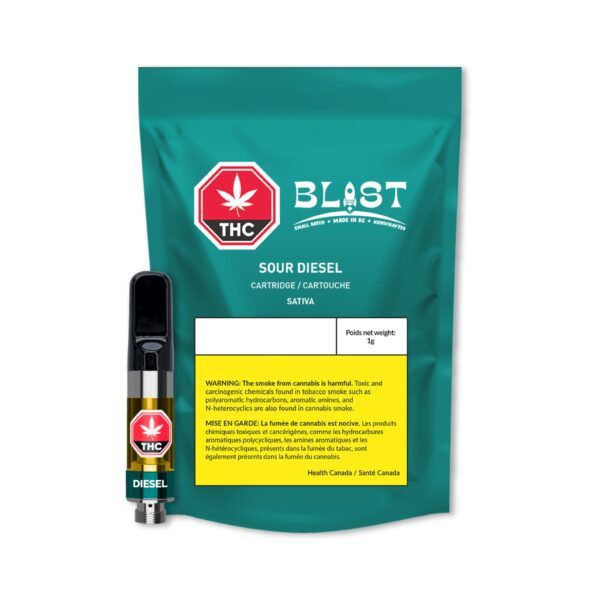 BLAST<BR>Sour Diesel<BR> Sativa 1g Vape