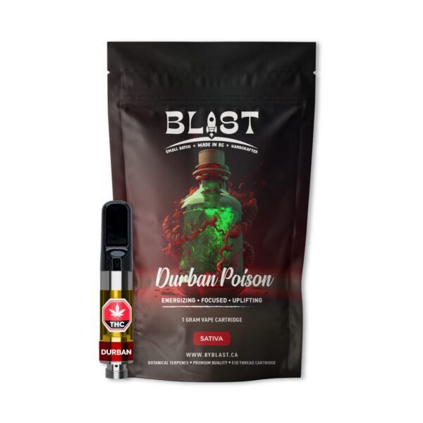 BLAST<BR>Durban Poison<BR>SATIVA 1g Vape - Image 2