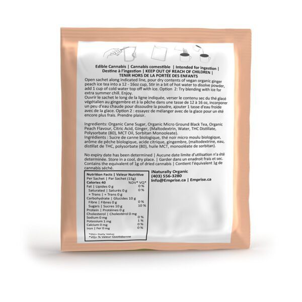 EMPRISE<BR>Ginger Peach Ice Tea<BR>15g - Image 2